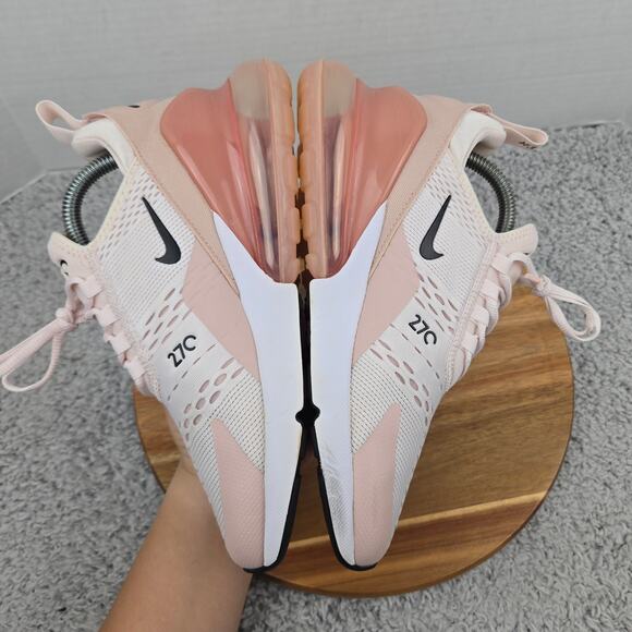 Nike Women 8 Air Max 270 Light Soft Pink Casual Daily Lifestyle Athletic Sneaker - Picture 8 of 13